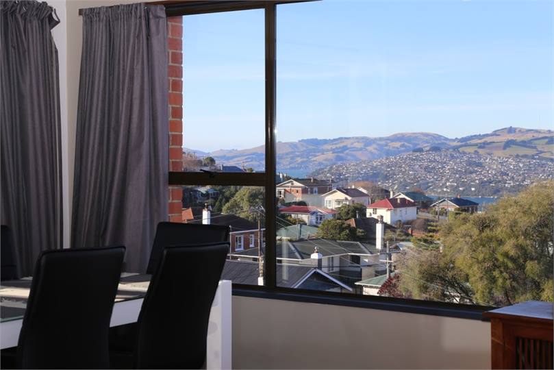 Dining room overlooking Otago Peninsular