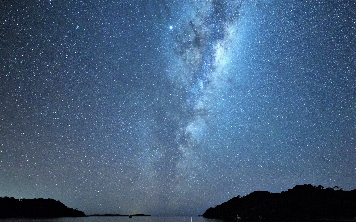 Milky Way at night