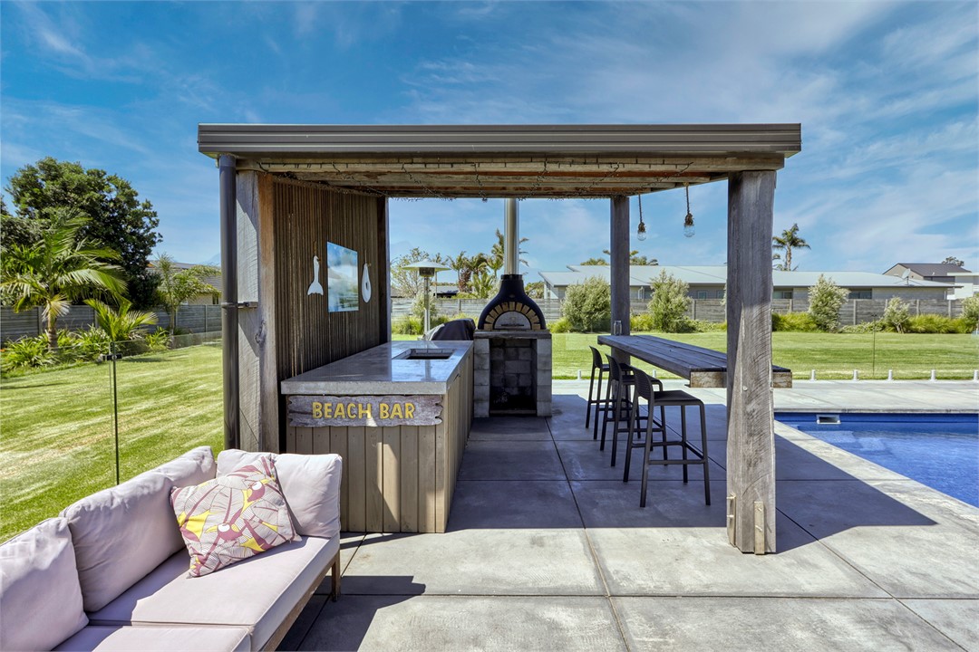 Pizza Oven and Cabana