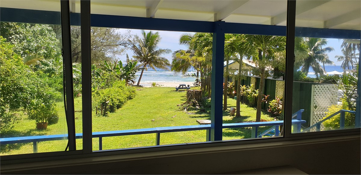 Living room window view