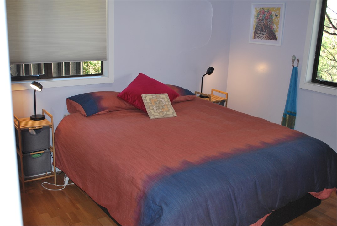2nd Bedroom with purple bunks