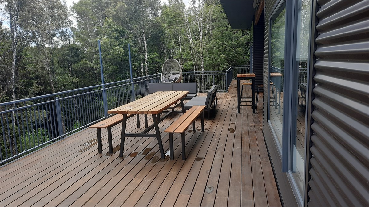 Deck area