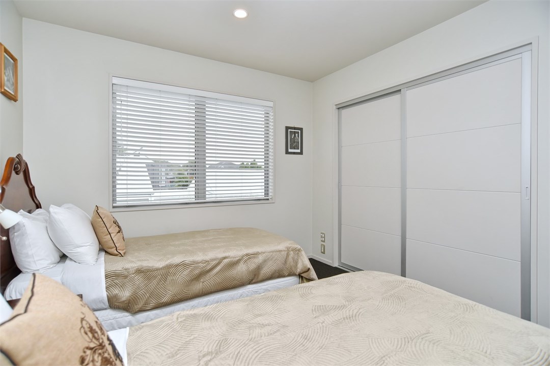 Bedroom 2 has 2 Single beds and is upstairs