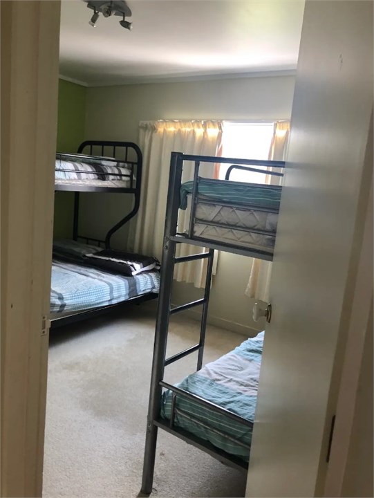 Bedroom 2 - 1 x double bunk, 1 x single bunk