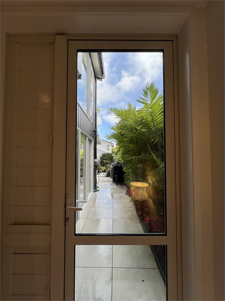courtyard access from master bedroom