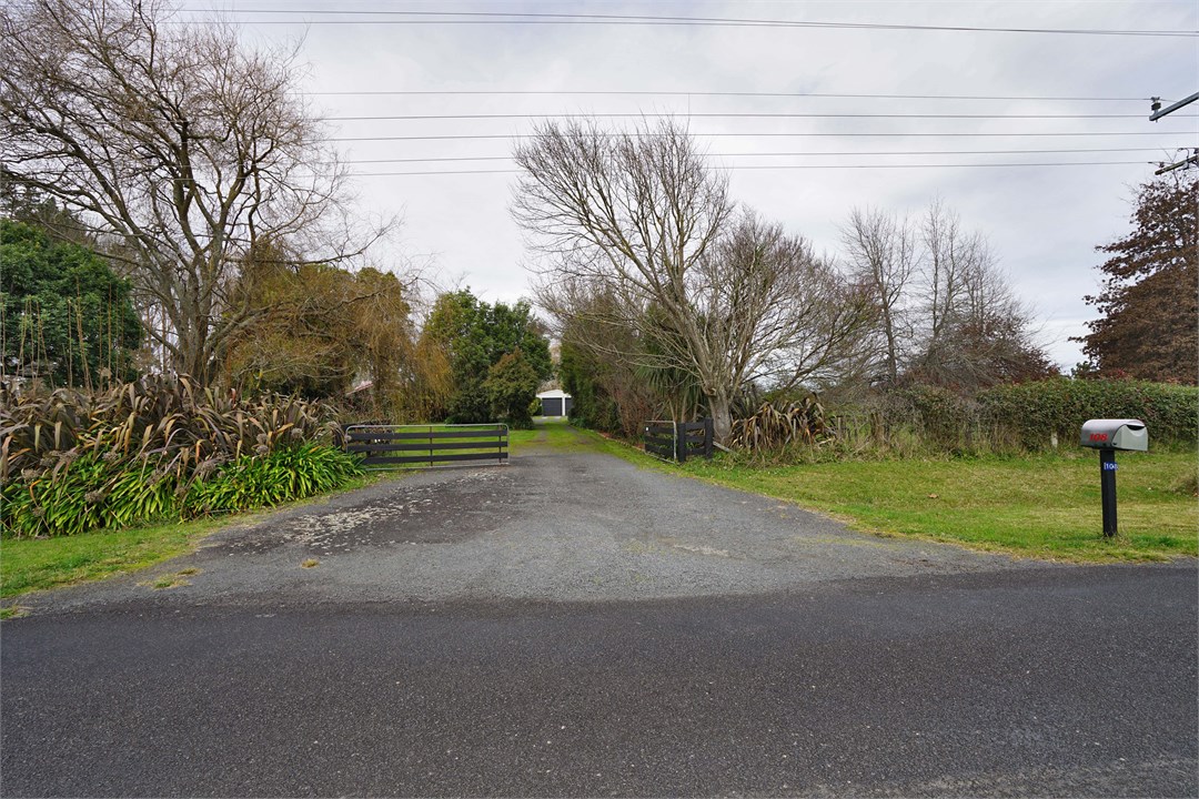 View of the property driveway