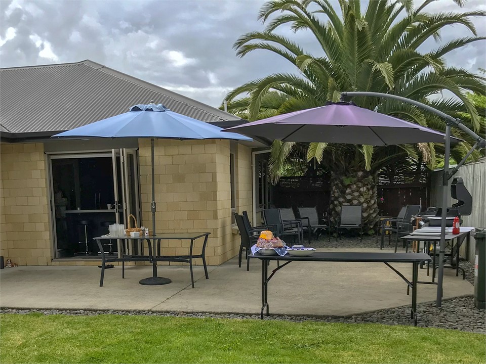 Outdoor living. BBQ available.