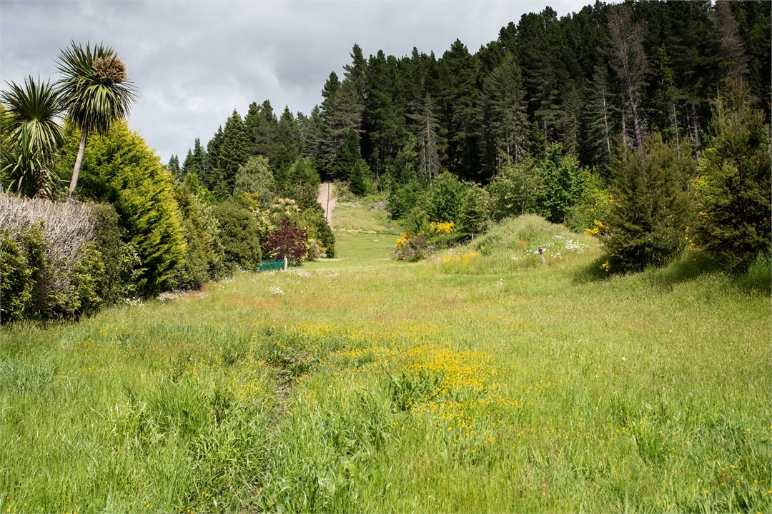 Walk out of the front of the property to walking t