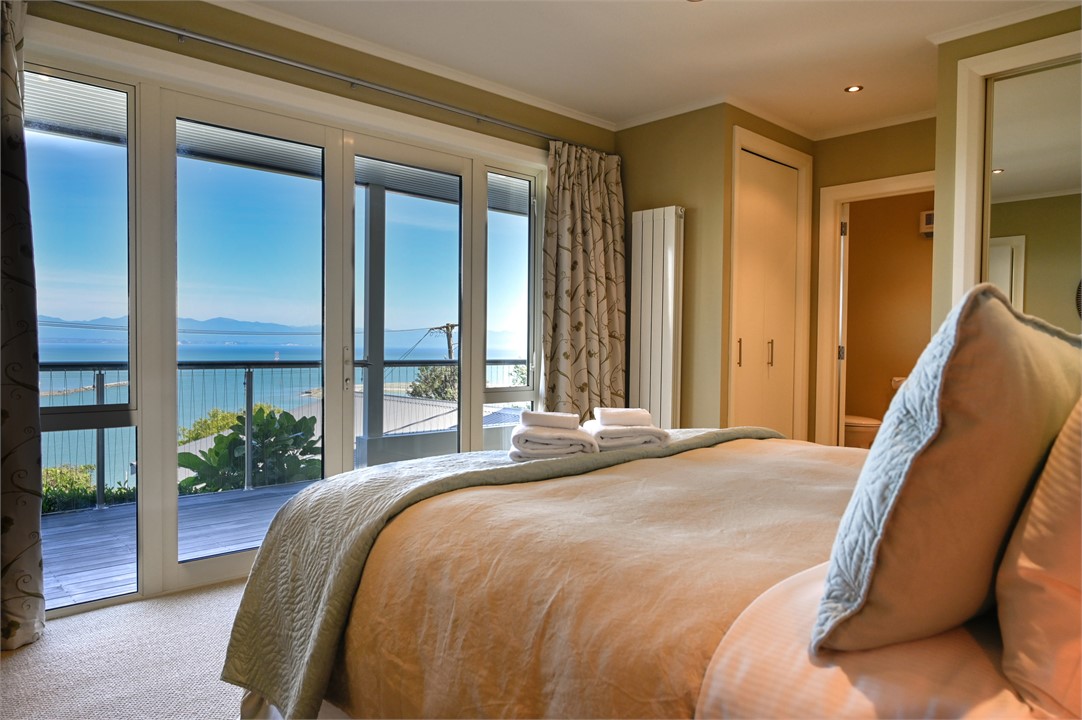 Bedroom with King Bed & Sea Views