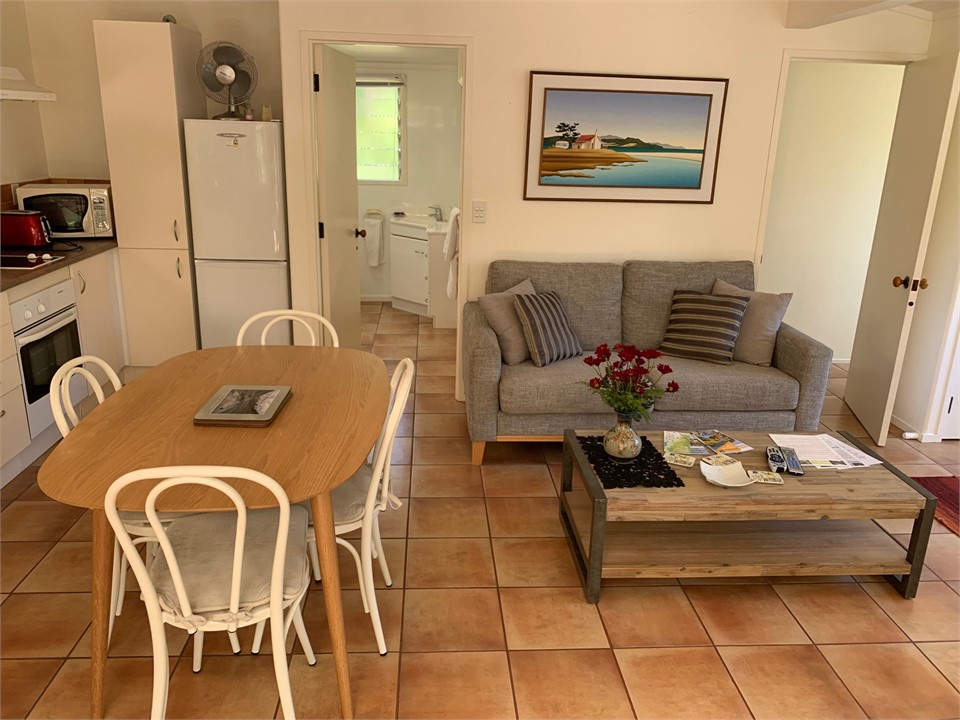 Open plan living area