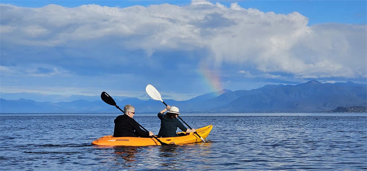 Great location for Kayaking off the beach at prope