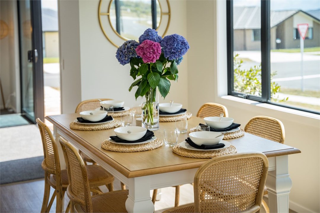 Open plan dining area