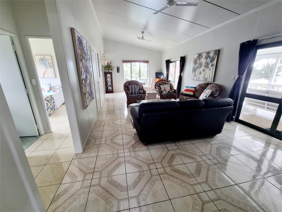 Spacious inside lounge space