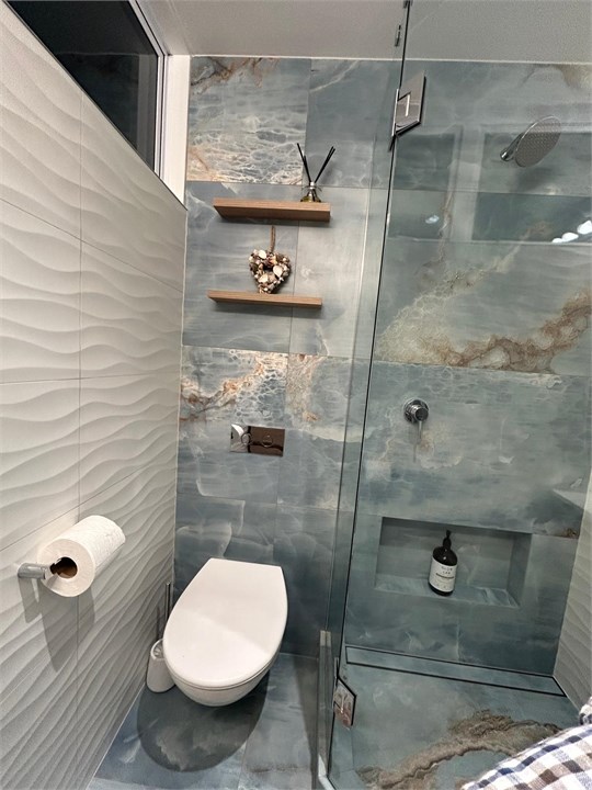 Recently renovated bathroom 2025