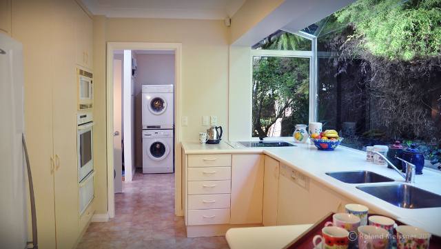 House Kitchen and Laundry in background