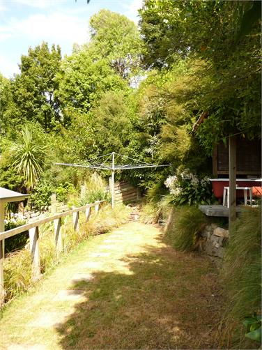 Back garden/ bath house