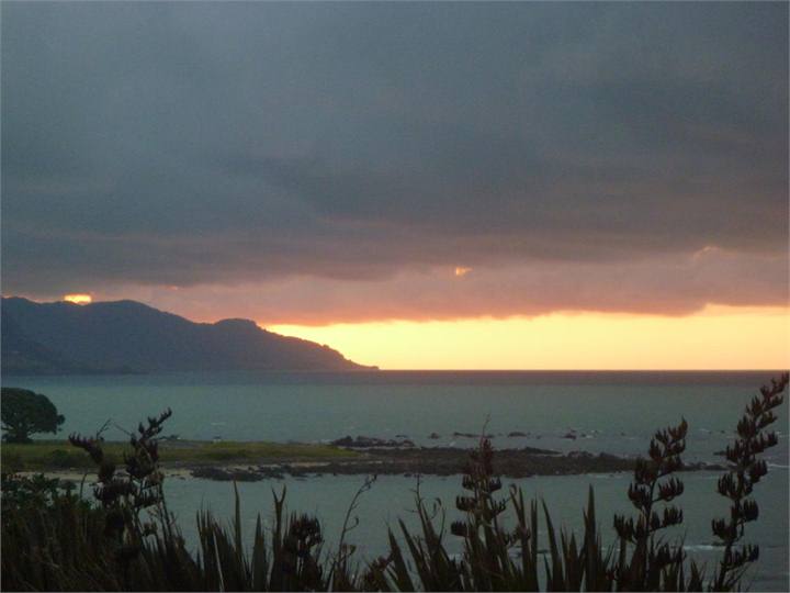Evening sky from verandah