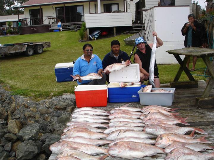 guests' fishing trip