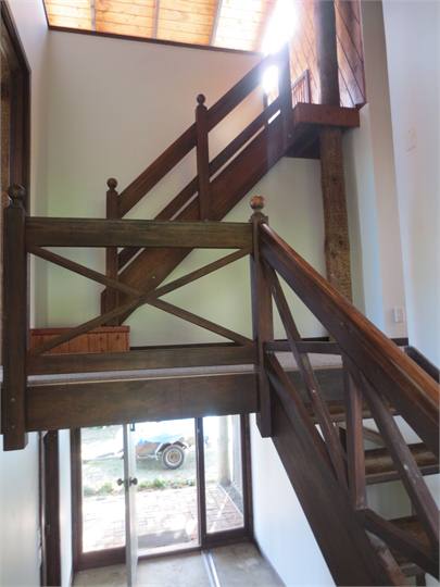 Stairwell to ground floor entry