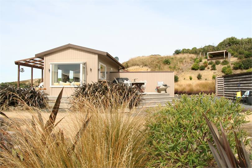 North Wall of Crib, Decking, B.B.Q area & Hide Awa