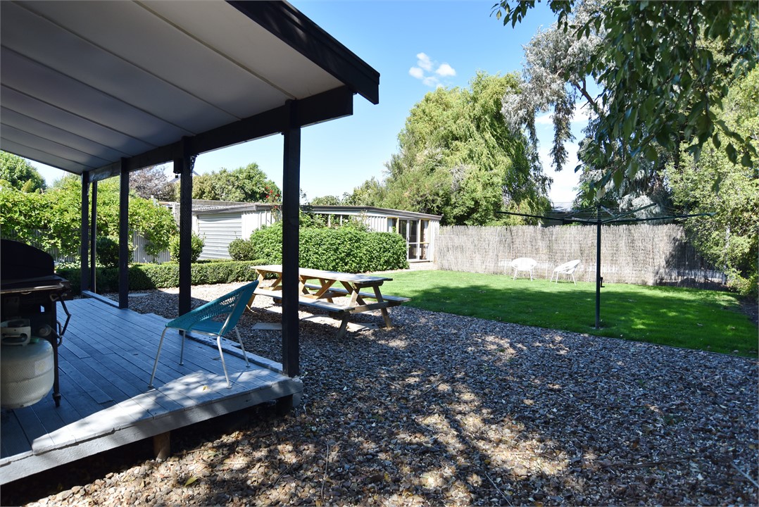 Patio and outdoor dining area
