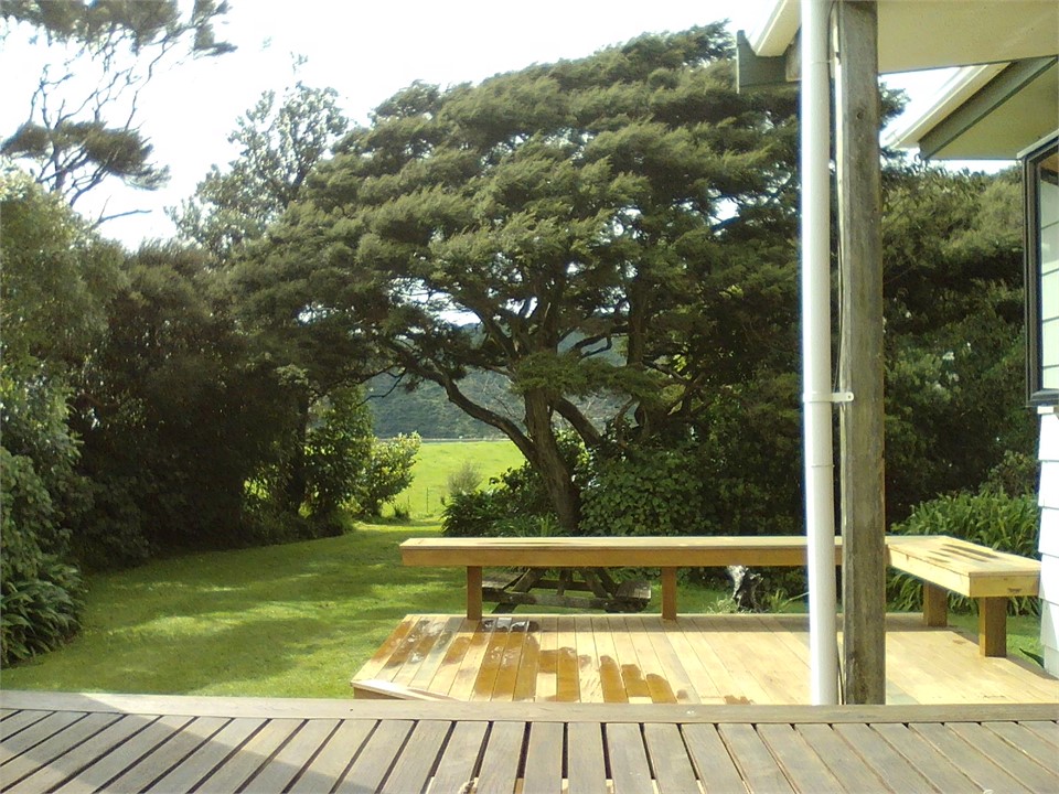 View from deck