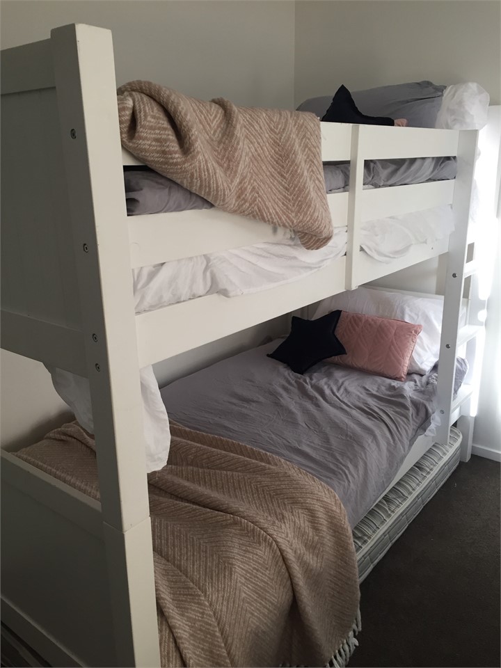 Bunks in the third bedroom. Great to tuck the kids