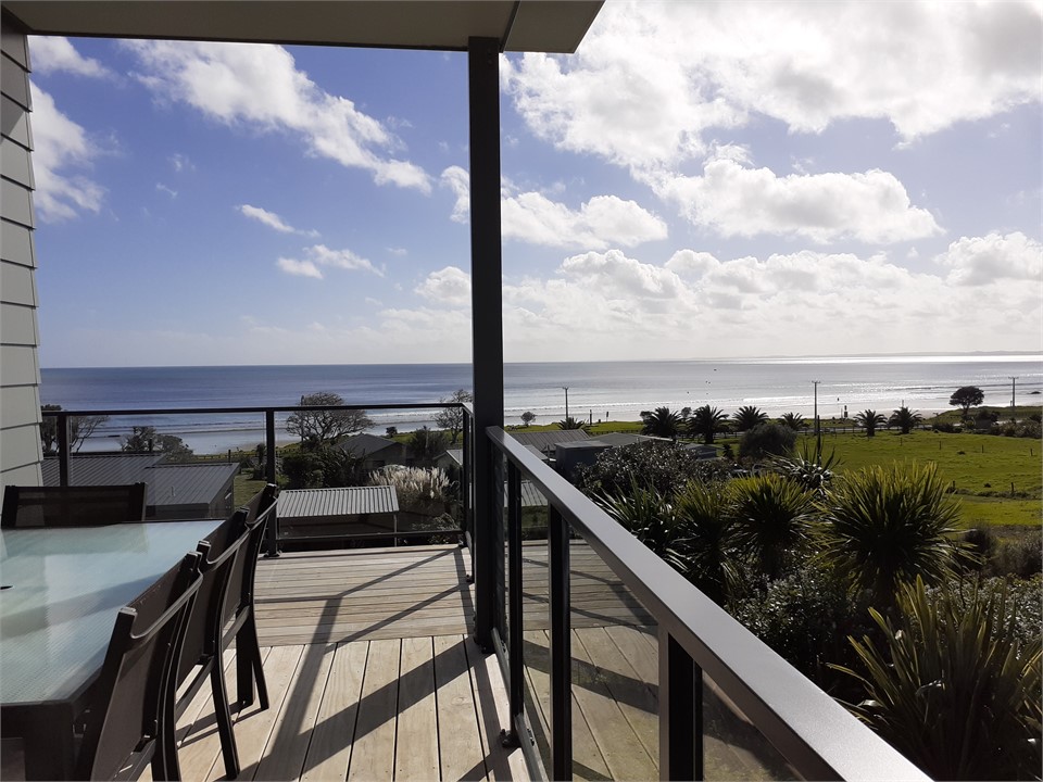 View from master bedroom ...