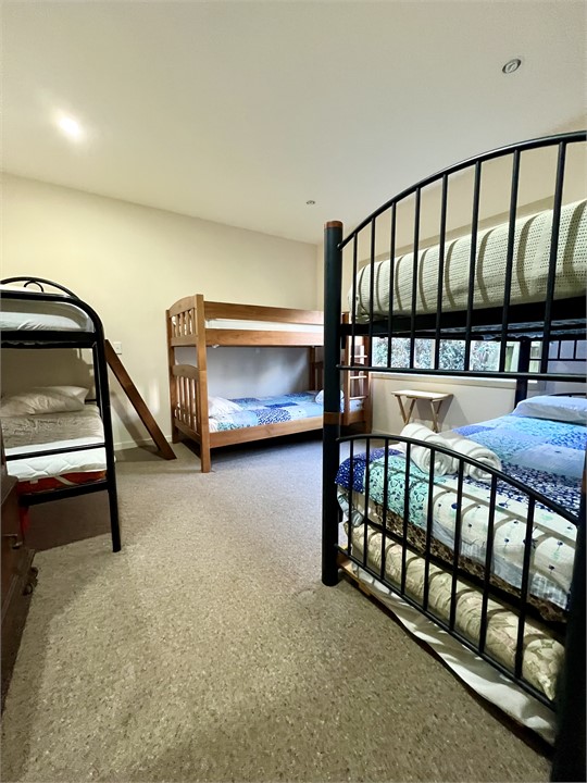 Downstairs bedroom 5.  Bunk room which sleeps 6