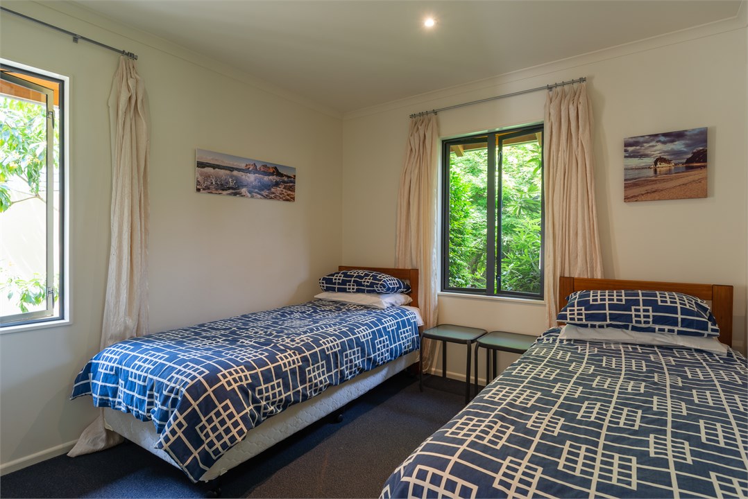 Bedroom 2 upstairs.  Beds can be zipped together t