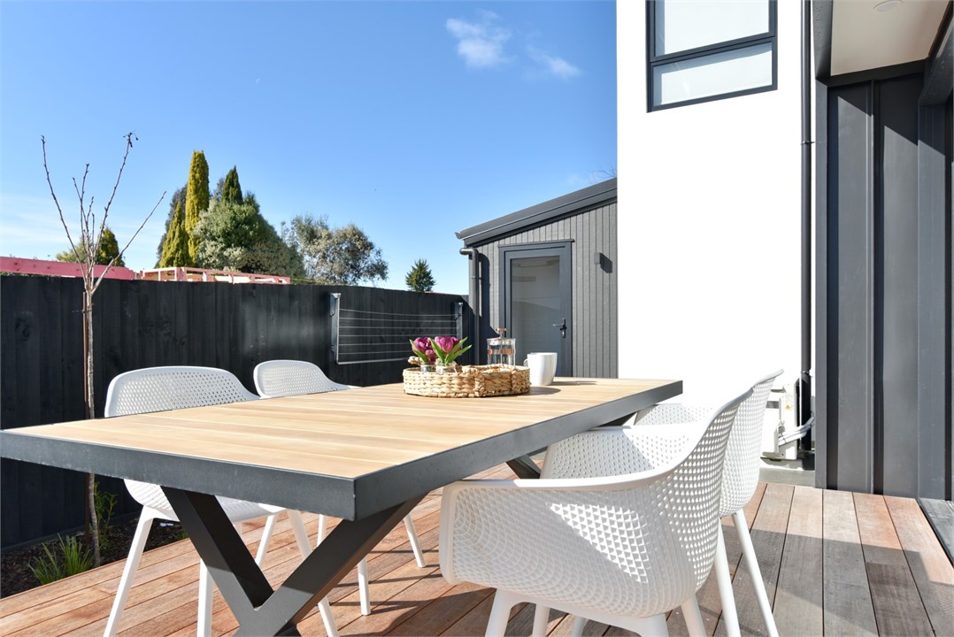 Outdoor seating area