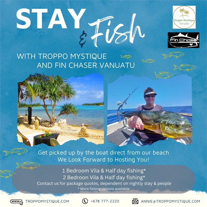 STAY & FISH - Additional package -Request quotatio