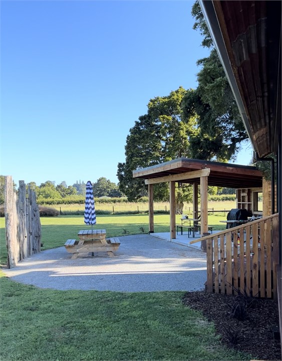 Shared Outdoor entertaining area