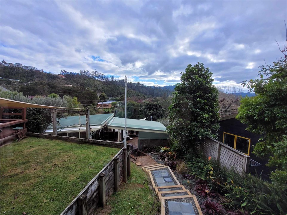Stairs to main house