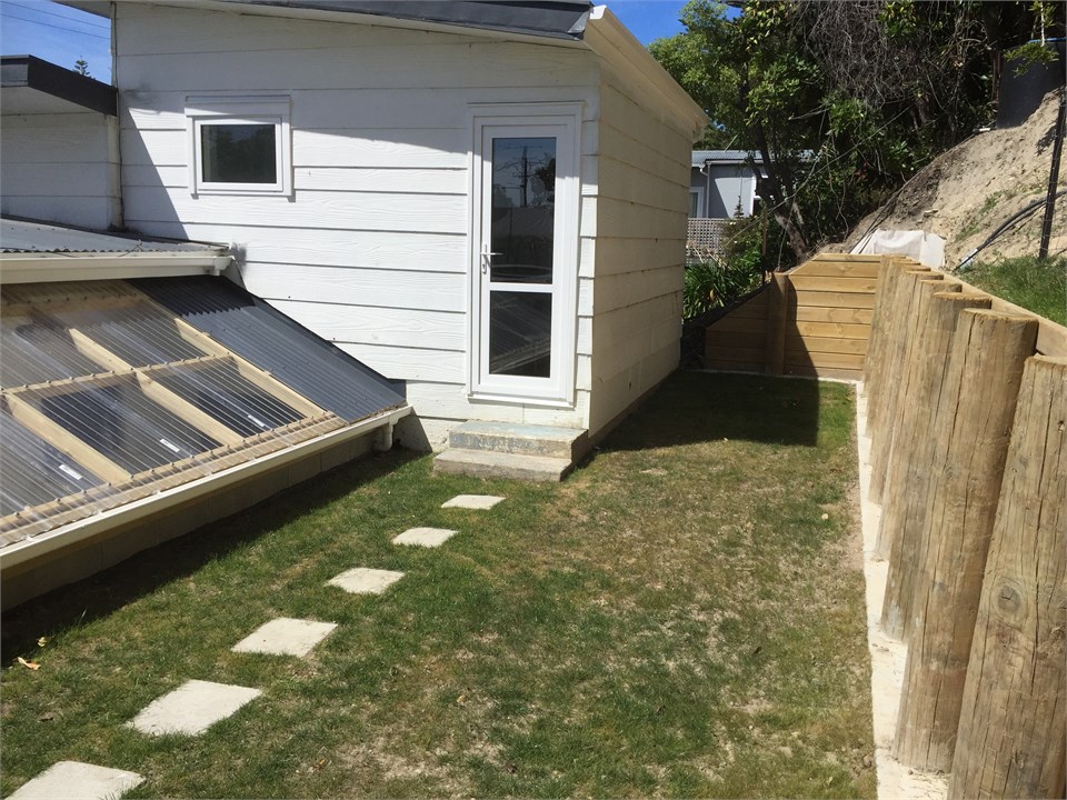 lawn outside bedroom 2