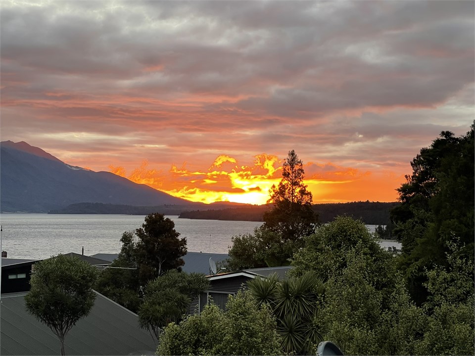 Sunset from main bedroom