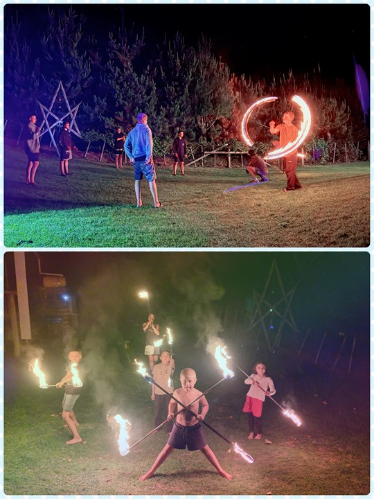 Fun, with new buddies.