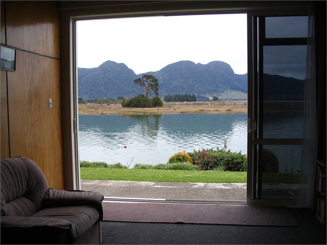 View from inside unit