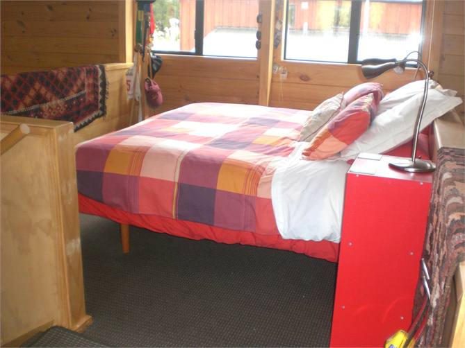 King bed area upstairs or can be made up on reques