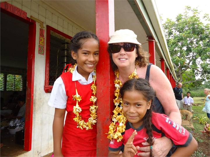 School children from Hunga village primary school
