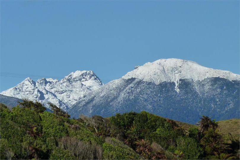 A winter view from the house