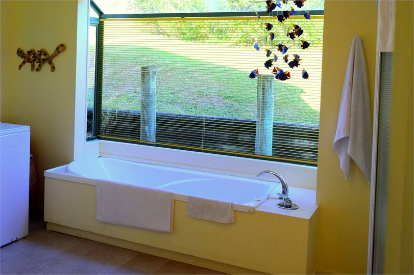 Separate bathroom and toilet