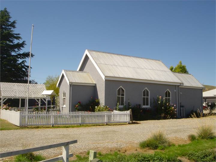 Vestry at the rear of church. South side view.