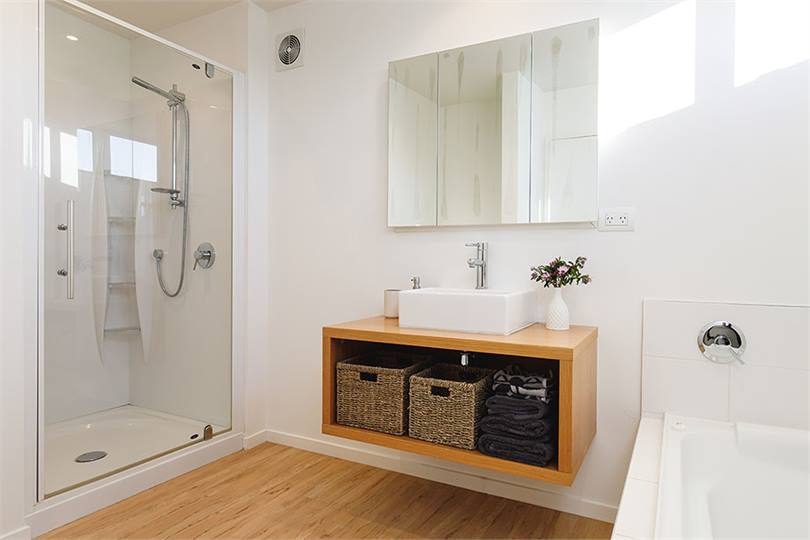 Relax in the tub in the ensuite