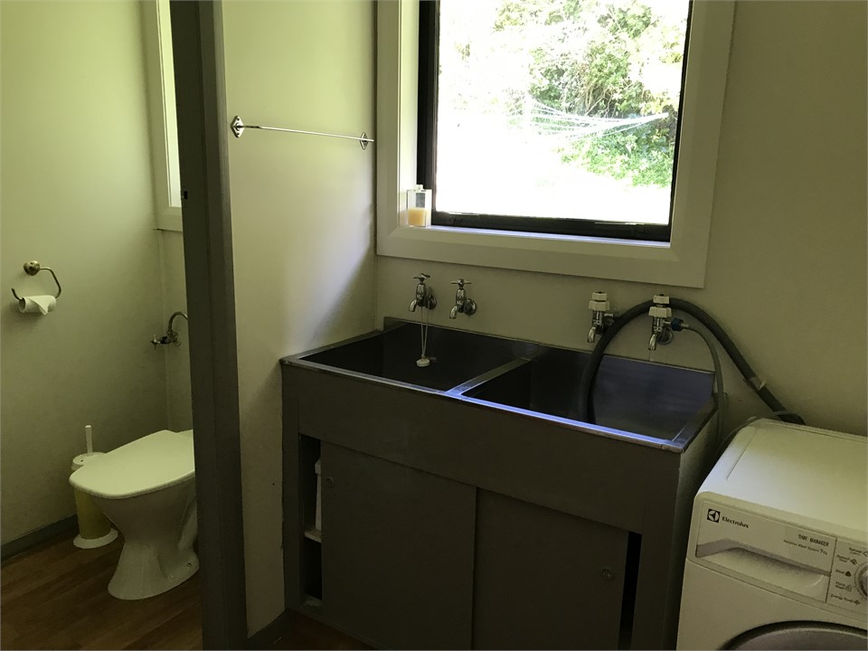 Laundry Area and separate toilet