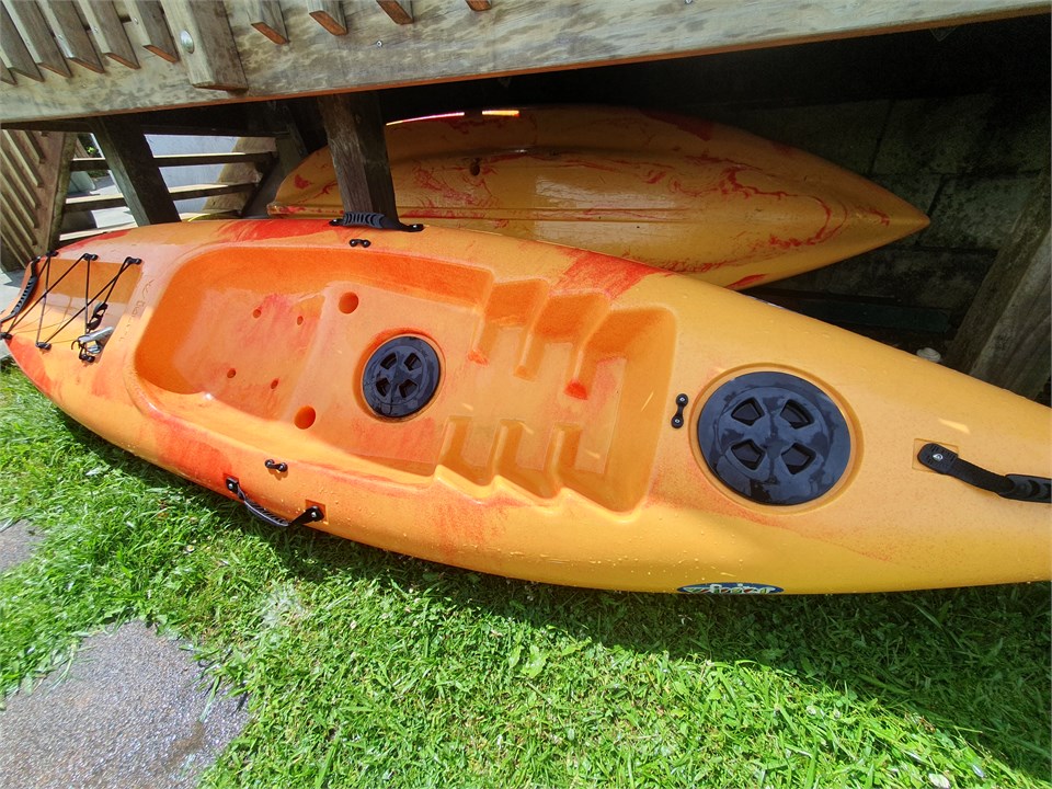 2 kayaks for guest use at no cost.