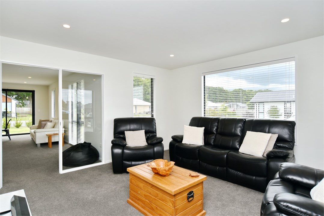 Relax in the comfortable and spacious living area