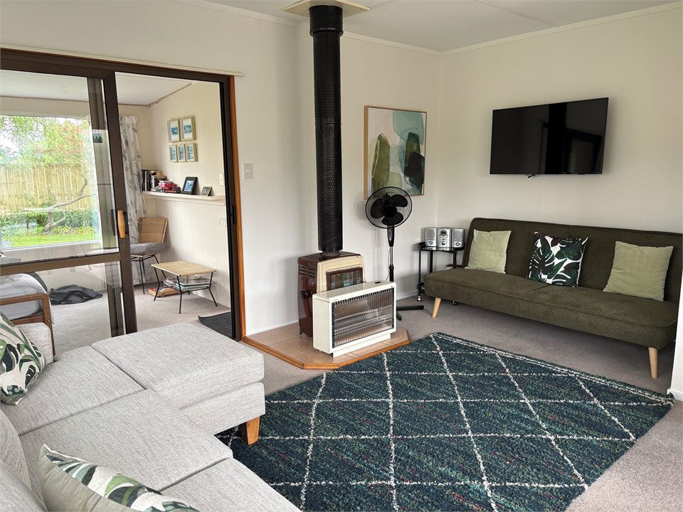 Cosy fire in winter or cool in summer