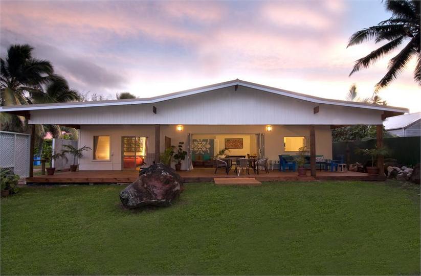 View from beachside showing both Reef View on left