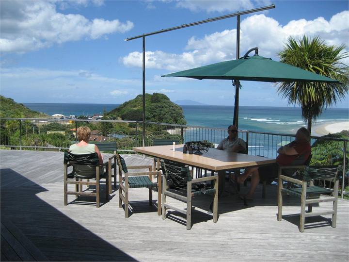 Enjoying the sun & the view